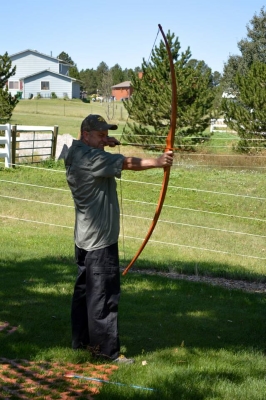 Homemade Long Bow Finished