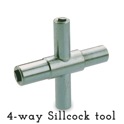4-way Sillcock tool