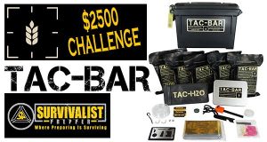 Survivalist Prepper Exclusive: Huge Tac-Bar Giveaway